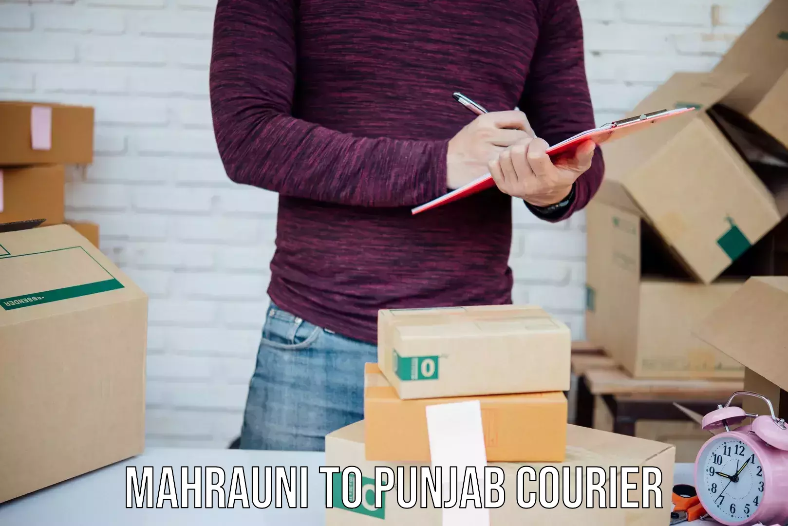 Urgent courier needs Mahrauni to Punjab