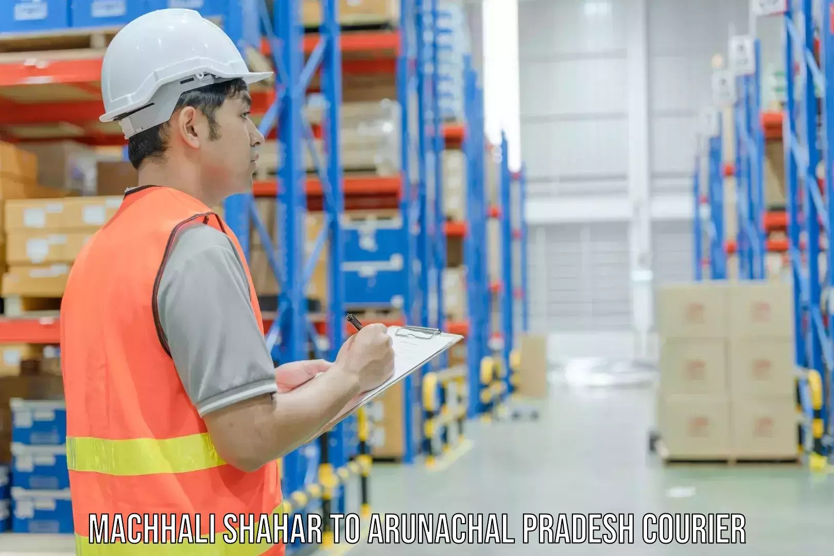 Reliable delivery network Machhali Shahar to Arunachal Pradesh