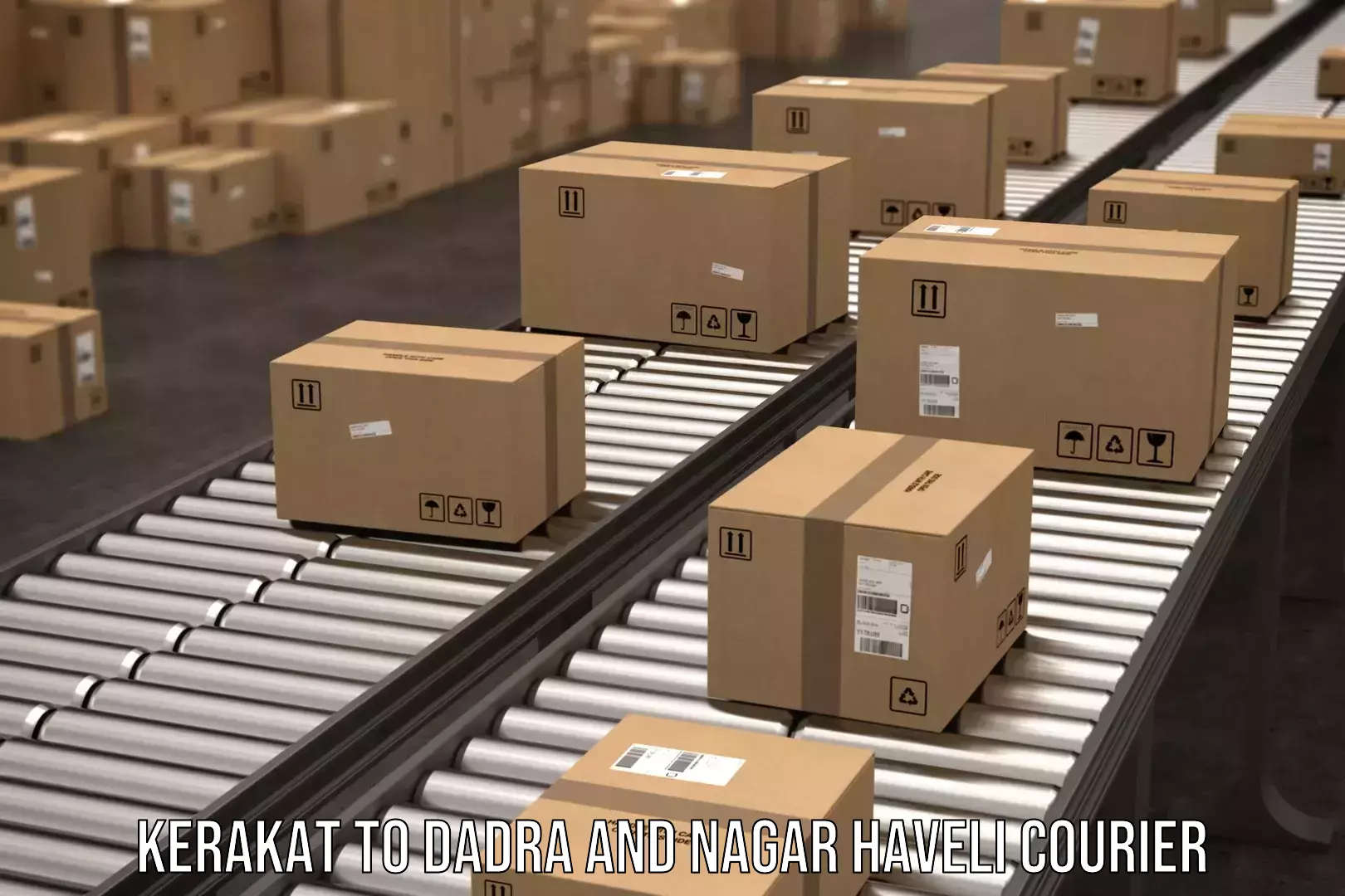 Punctual parcel services Kerakat to Silvassa