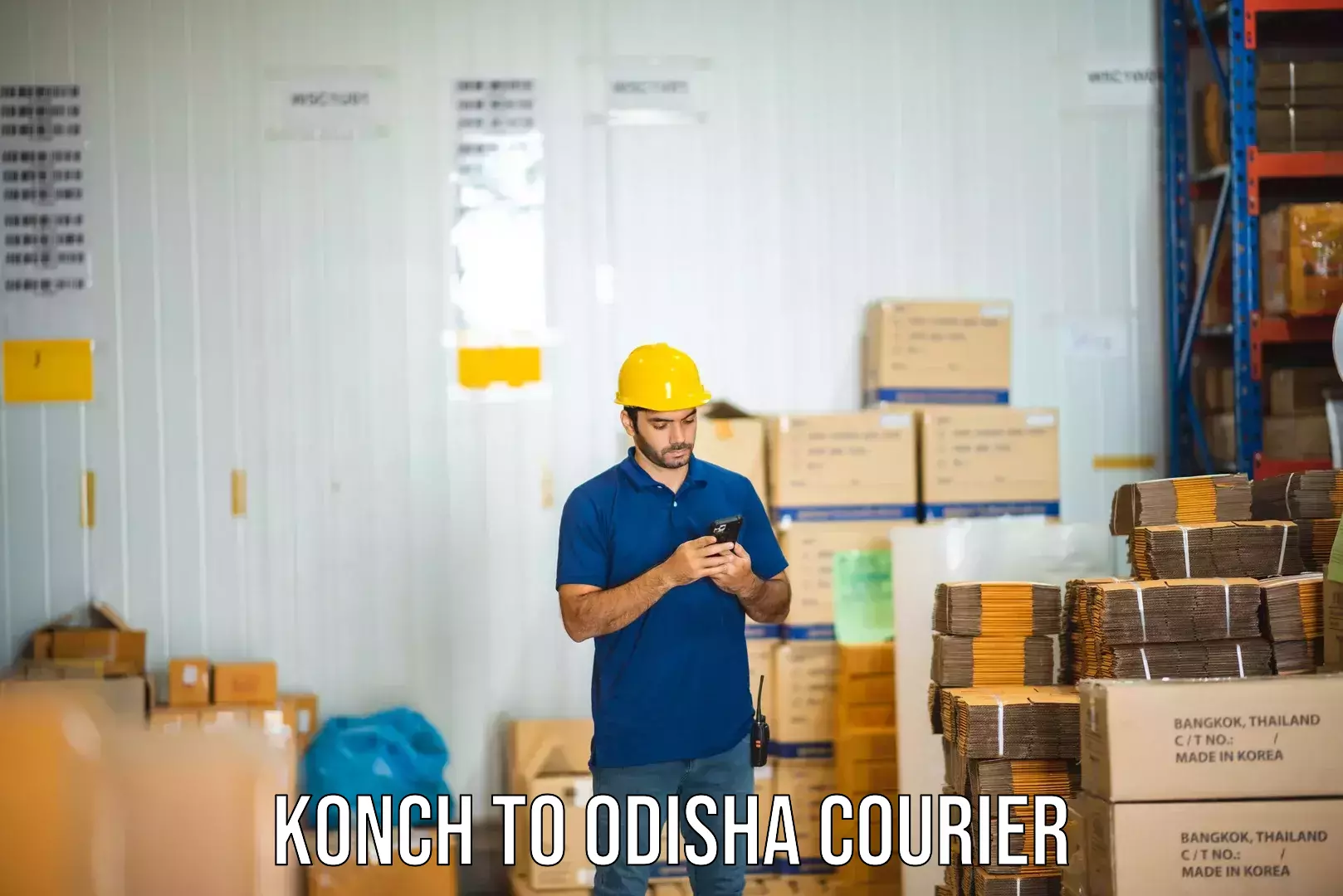Courier service comparison Konch to Kosagumuda