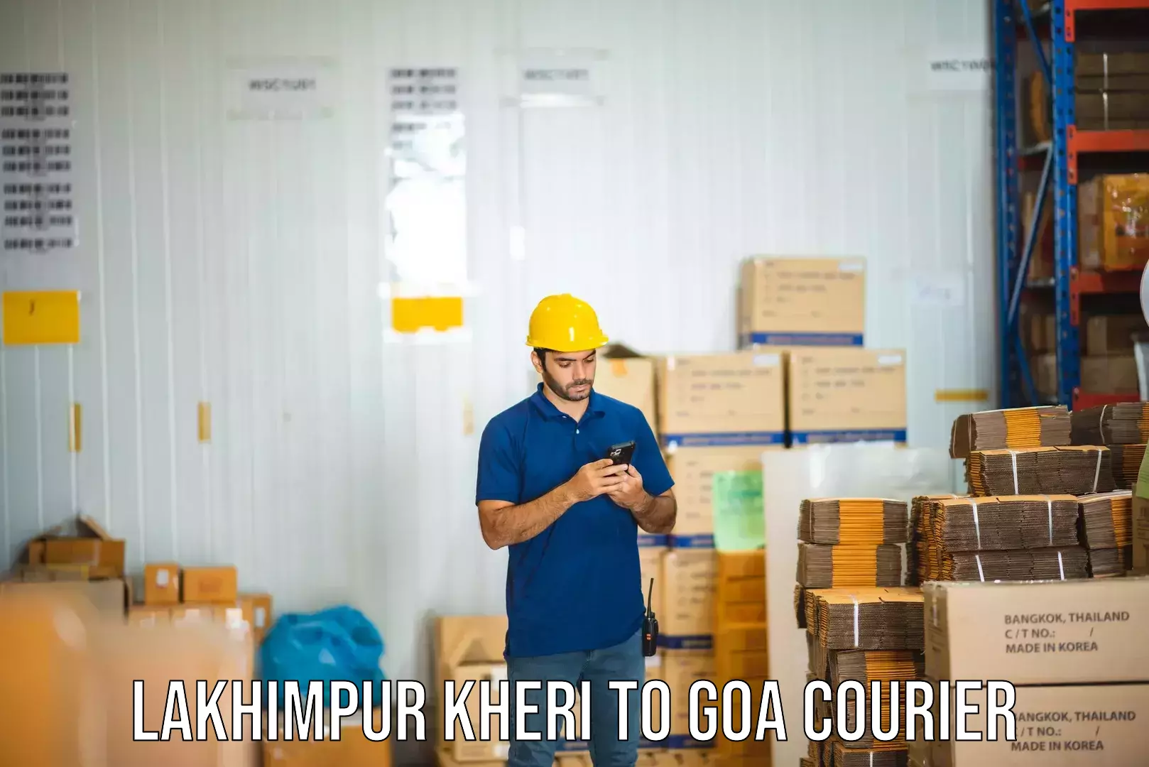 Reliable courier service in Lakhimpur Kheri to Bicholim