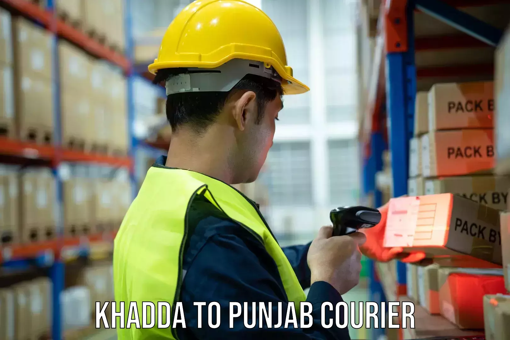 Courier service efficiency Khadda to Nangal