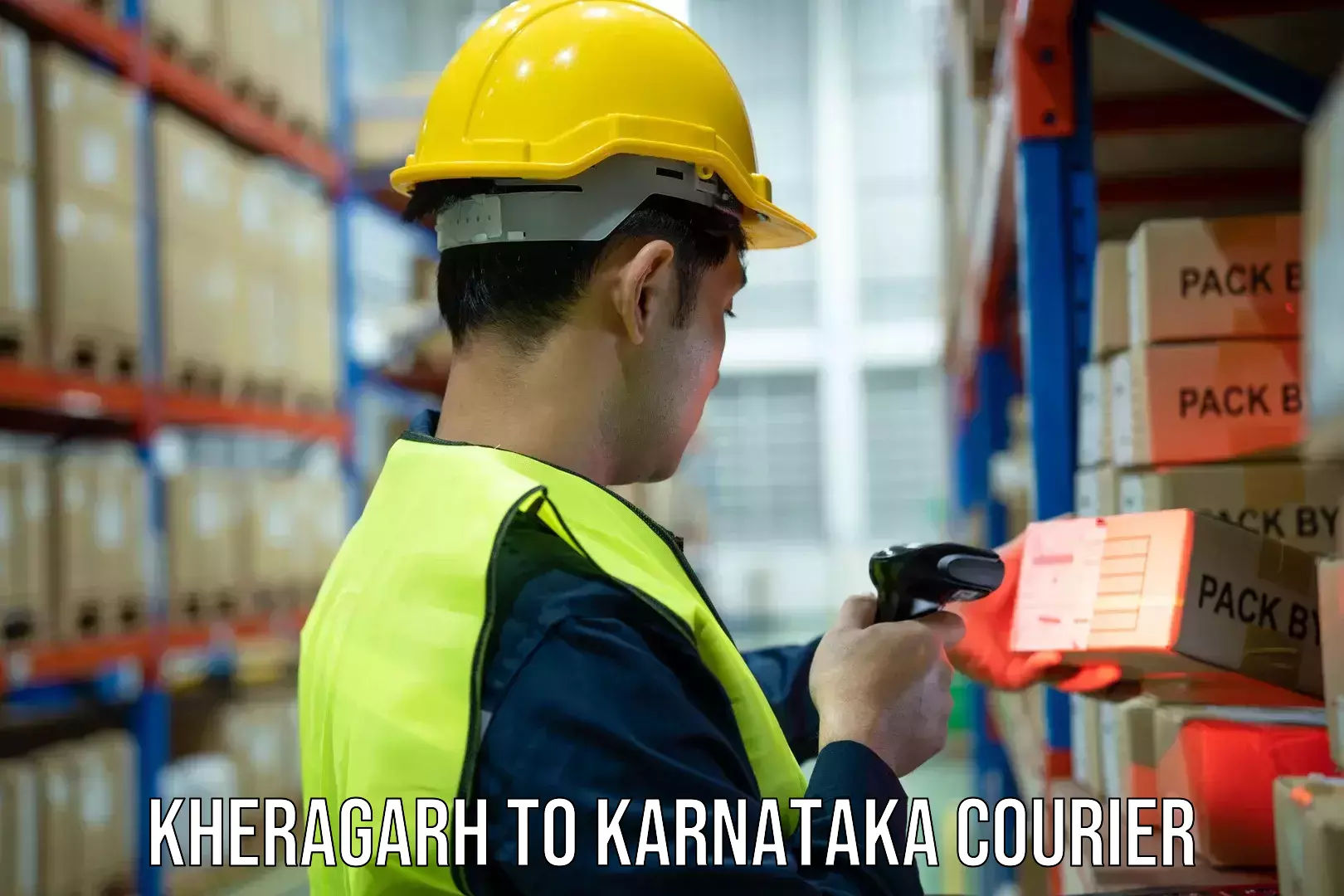 Courier service partnerships Kheragarh to Belgaum