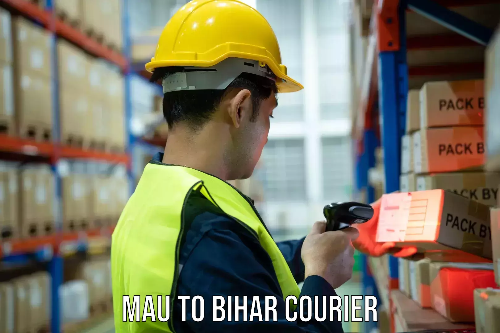 Digital courier platforms Mau to Simrahi Bazar
