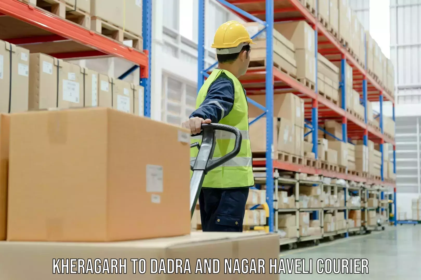 Fragile item shipping Kheragarh to Dadra and Nagar Haveli