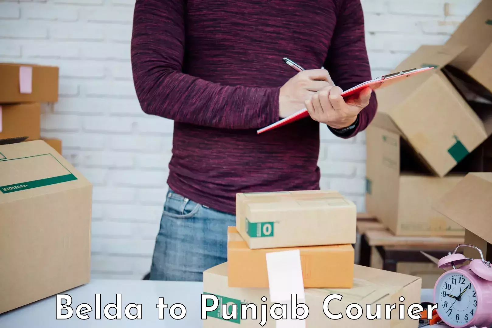 Packing and moving services Belda to Gurdaspur