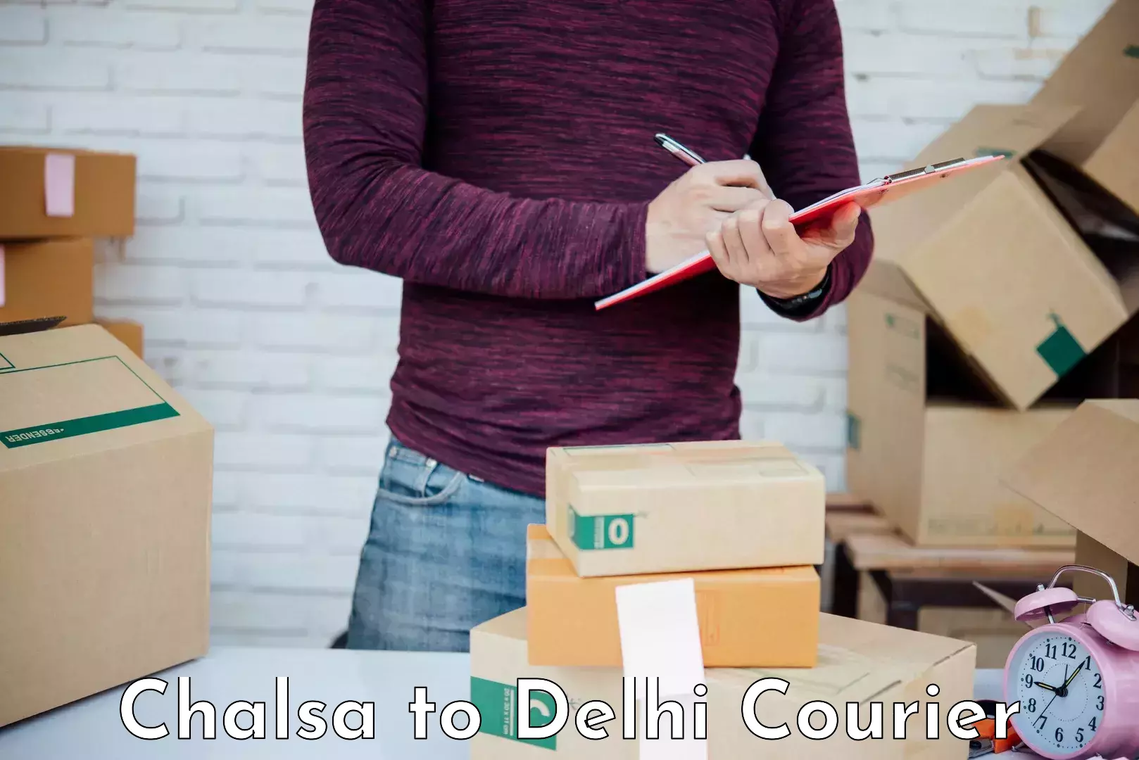 Household moving companies Chalsa to East Delhi