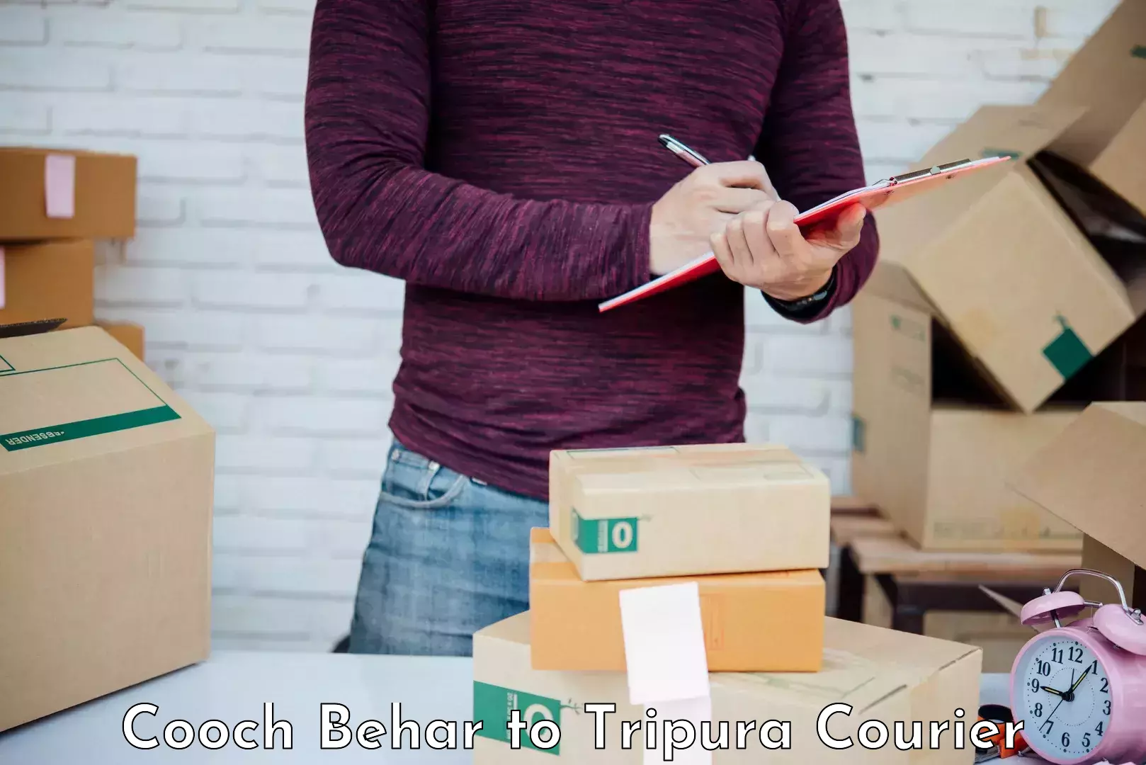 Efficient moving company Cooch Behar to Sonamura
