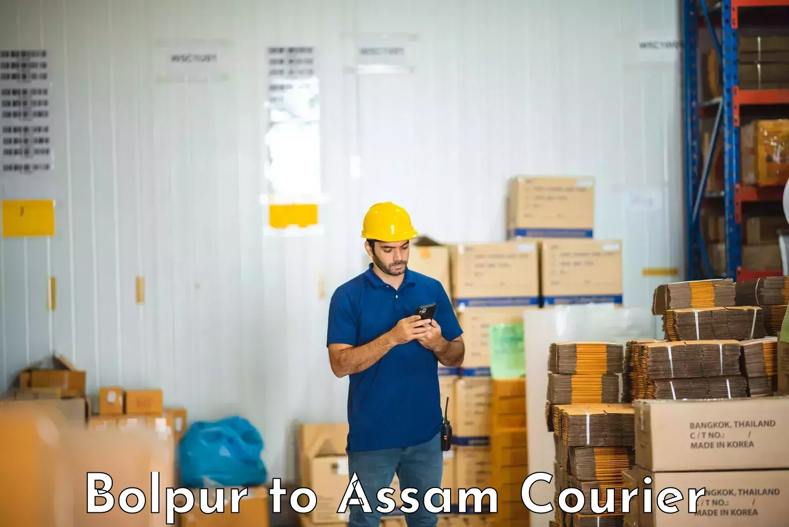Safe furniture transport Bolpur to Assam