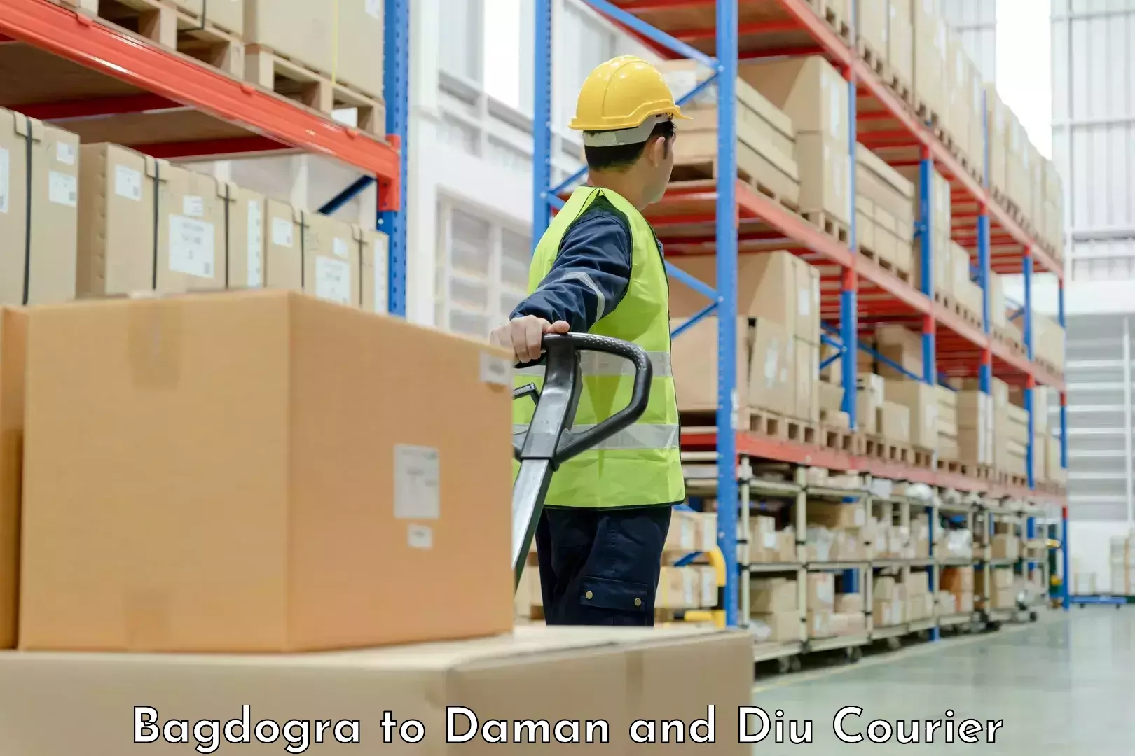 Efficient home goods movers Bagdogra to Daman