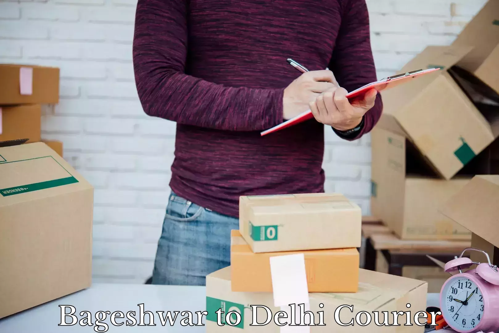 Baggage courier rates Bageshwar to Delhi Technological University DTU