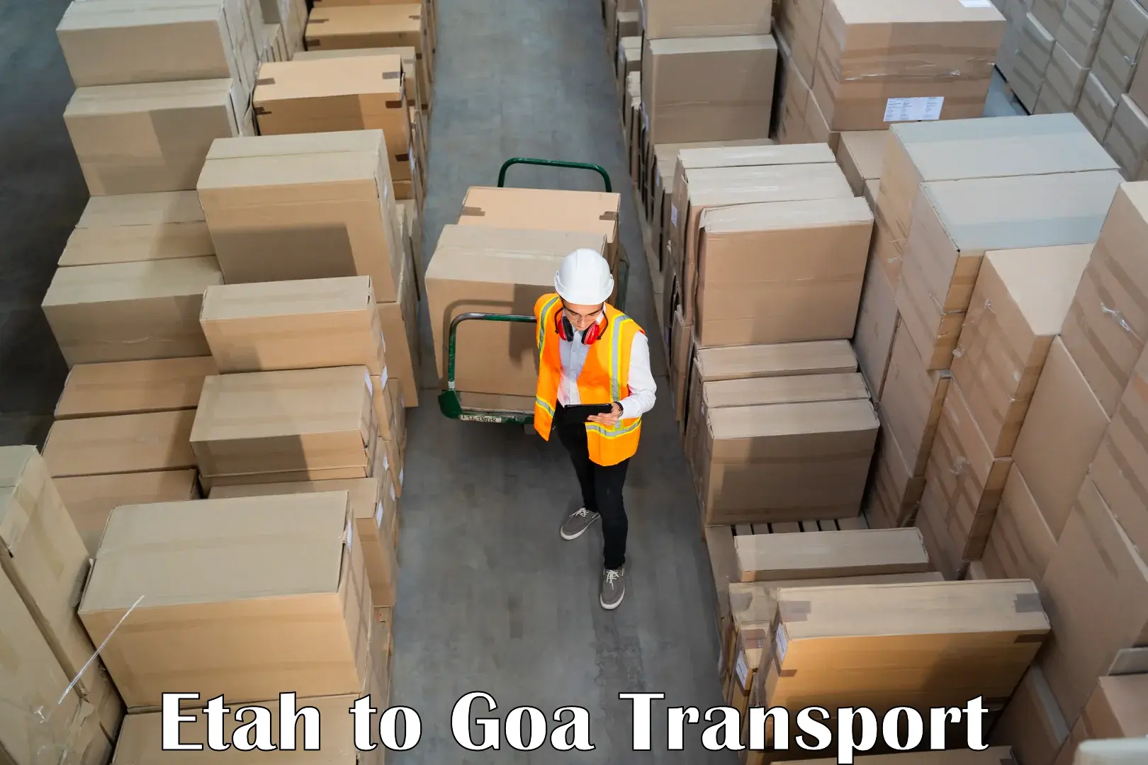 Parcel transport services Etah to NIT Goa