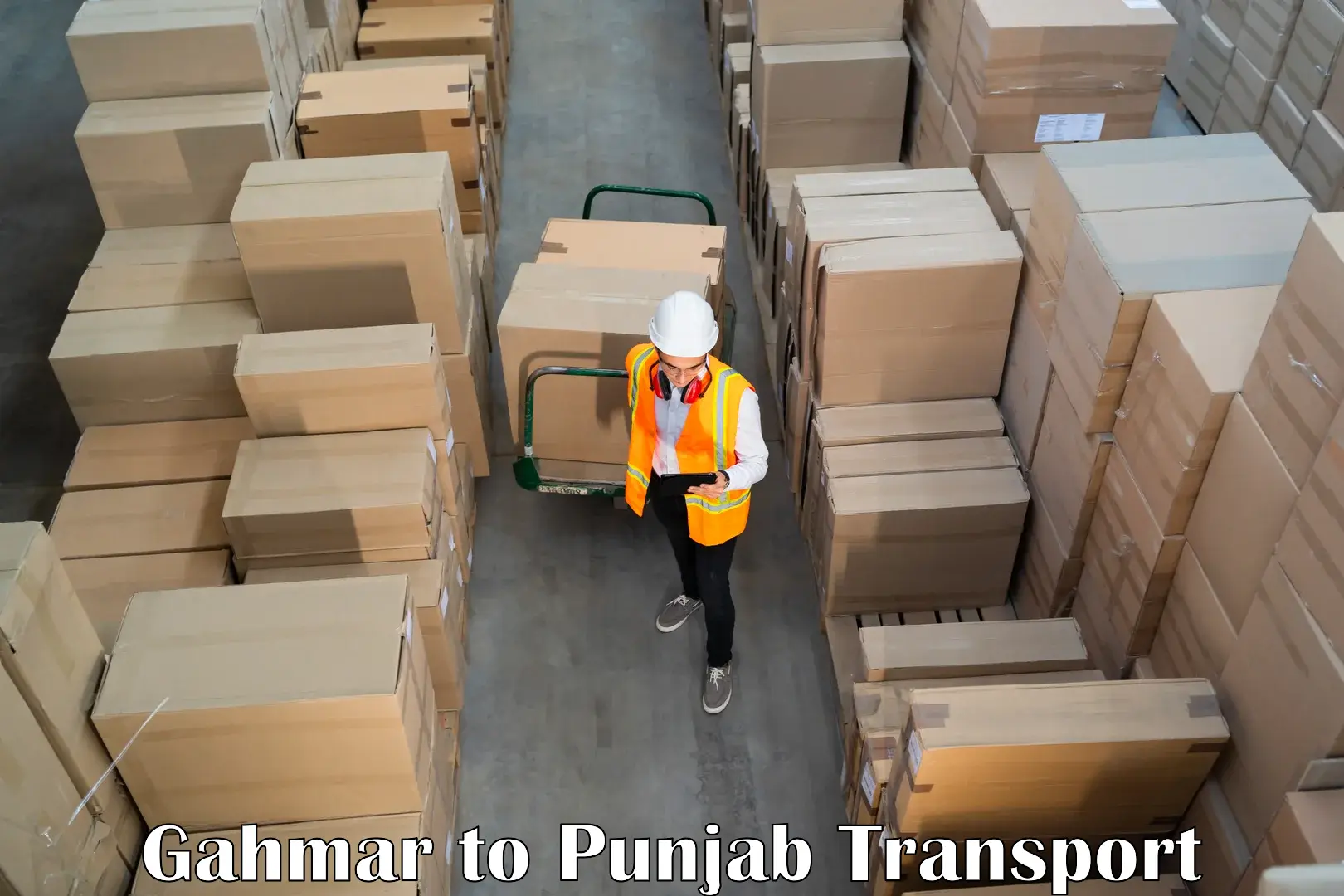 Intercity transport in Gahmar to Punjab