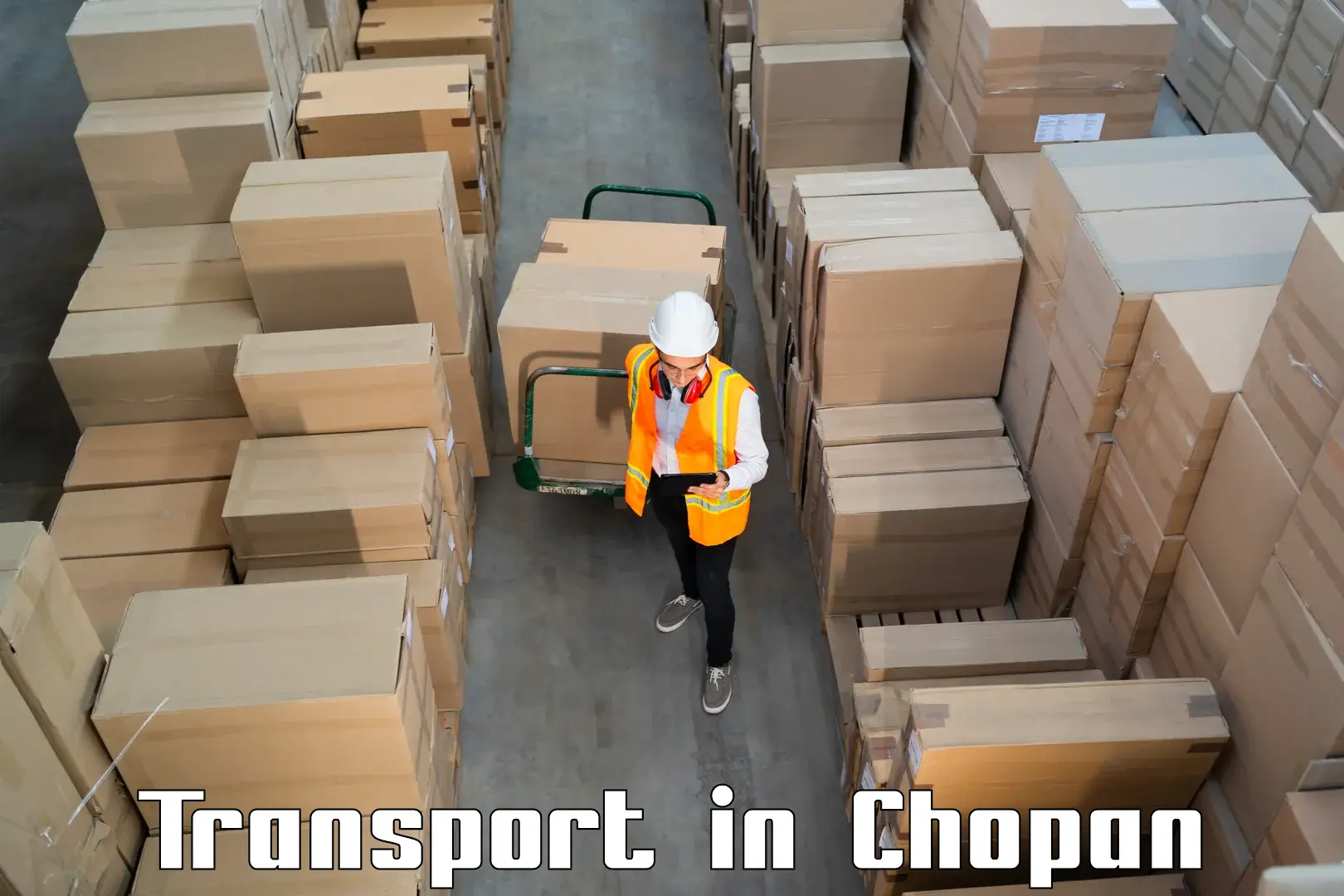 Goods delivery service in Chopan
