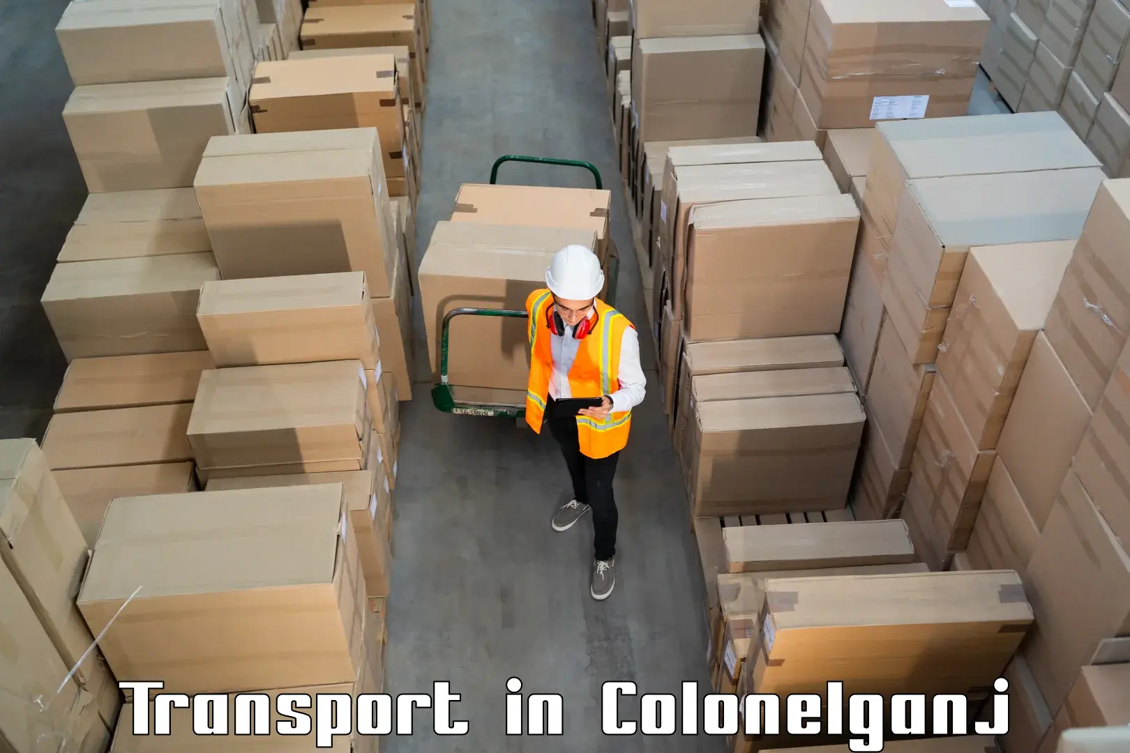 Online transport service in Colonelganj