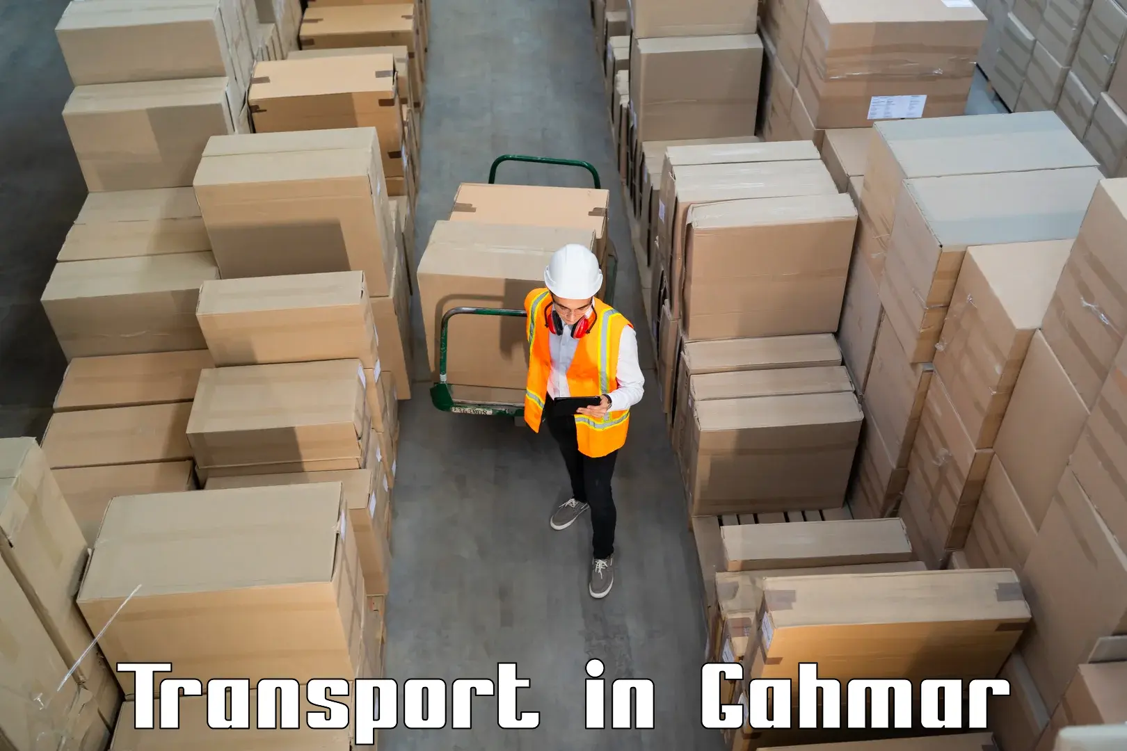 Air cargo transport services in Gahmar