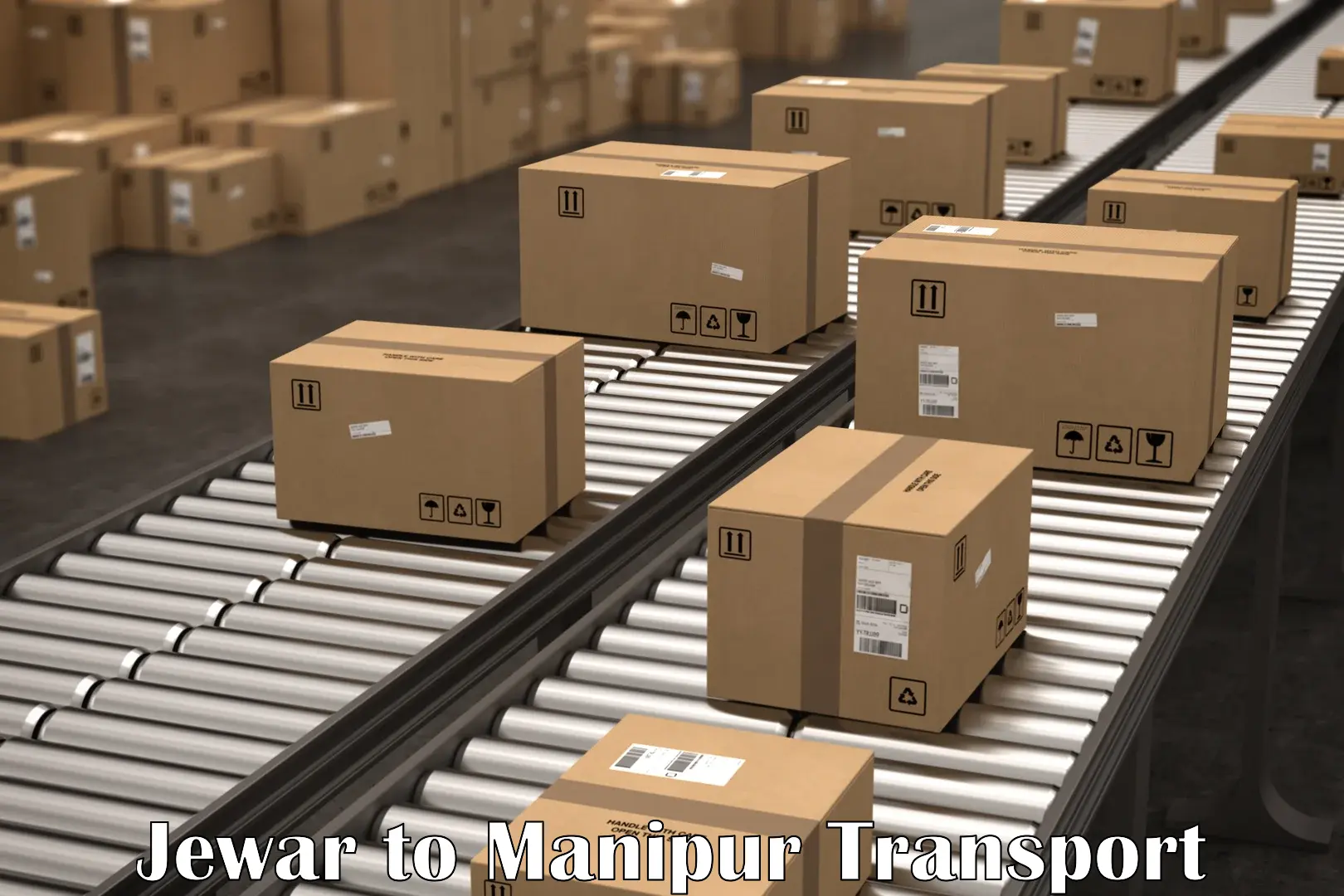Vehicle parcel service Jewar to Churachandpur