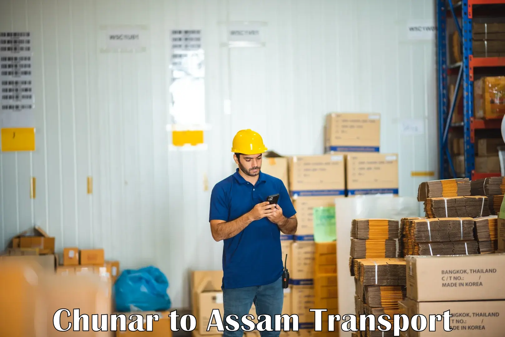 Intercity goods transport Chunar to Biswanath