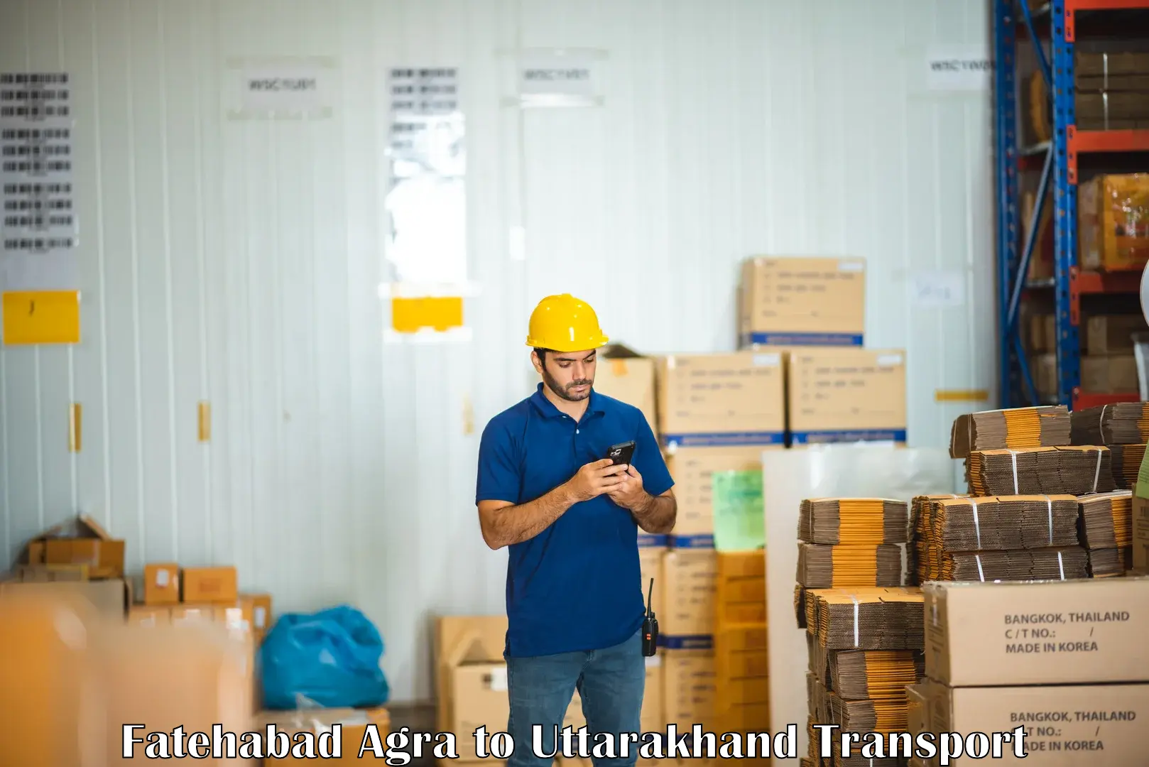 Vehicle parcel service Fatehabad Agra to Uttarkashi