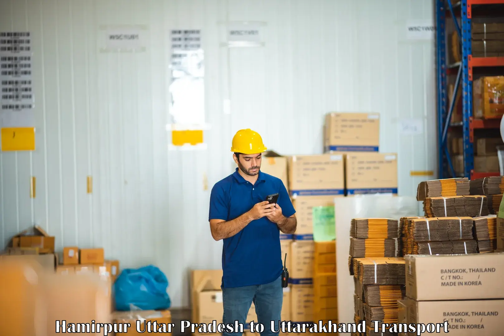 Truck transport companies in India Hamirpur Uttar Pradesh to Rudrapur