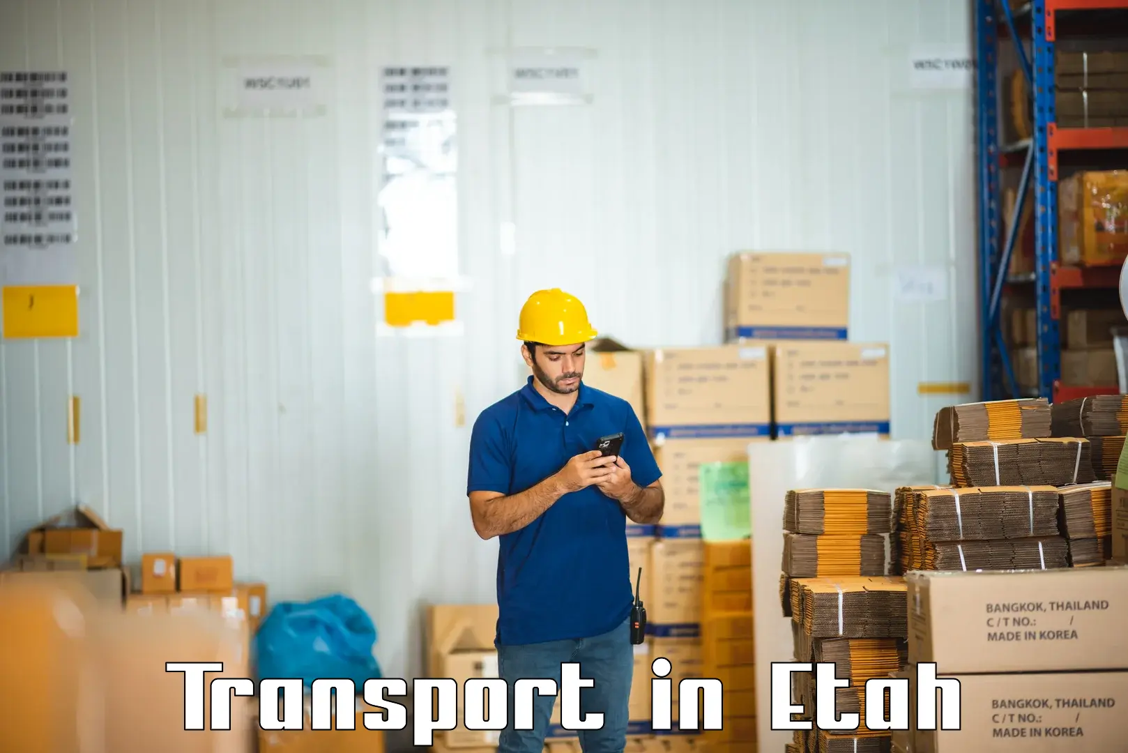 Container transportation services in Etah