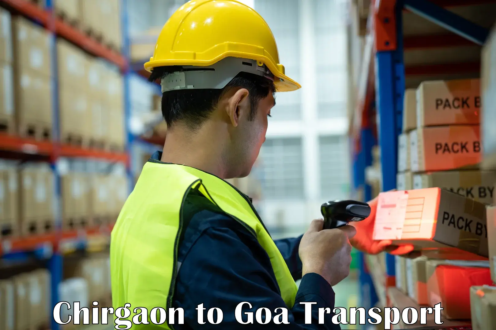 Daily parcel service transport Chirgaon to South Goa