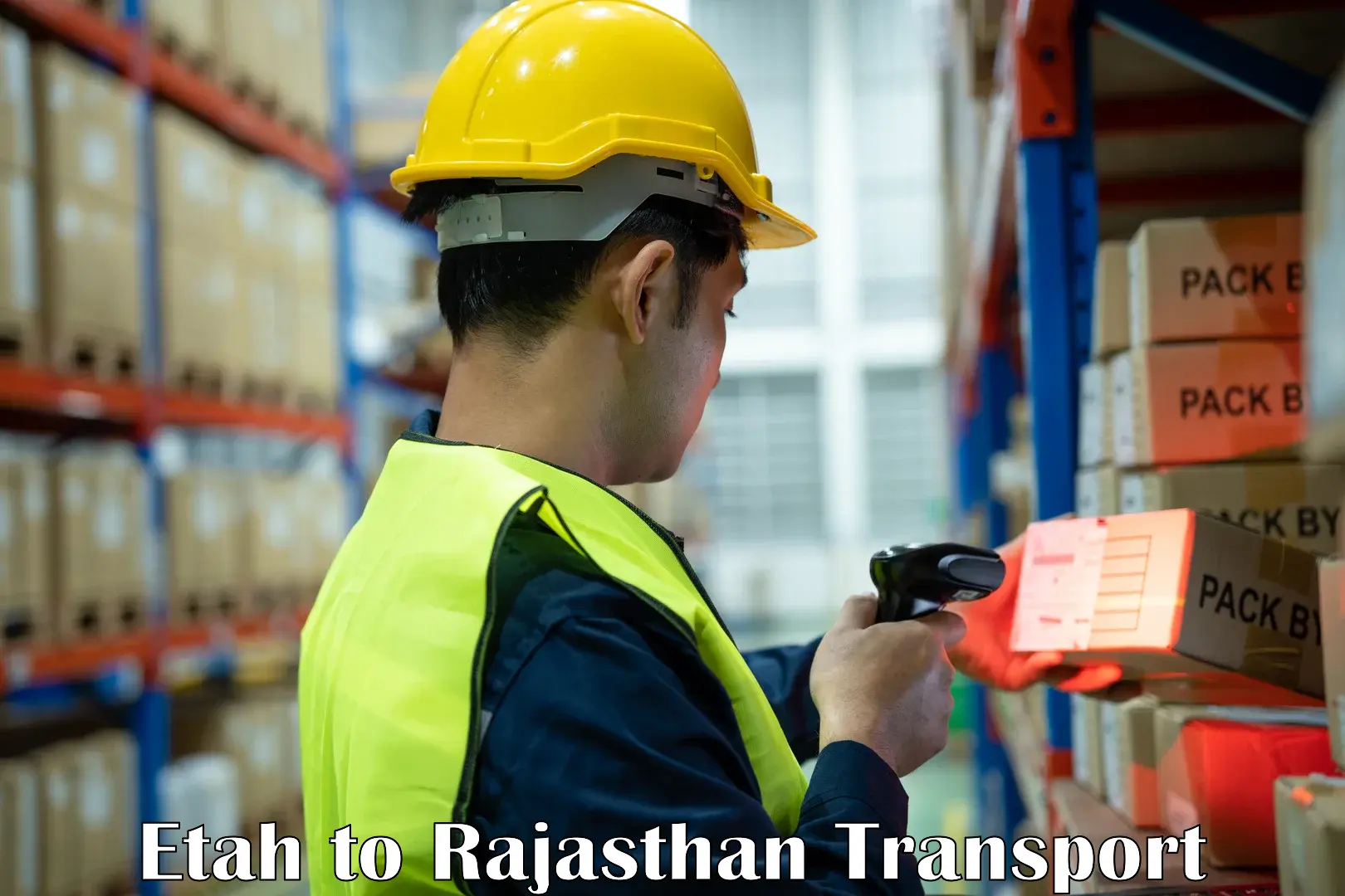 Part load transport service in India Etah to Balotra