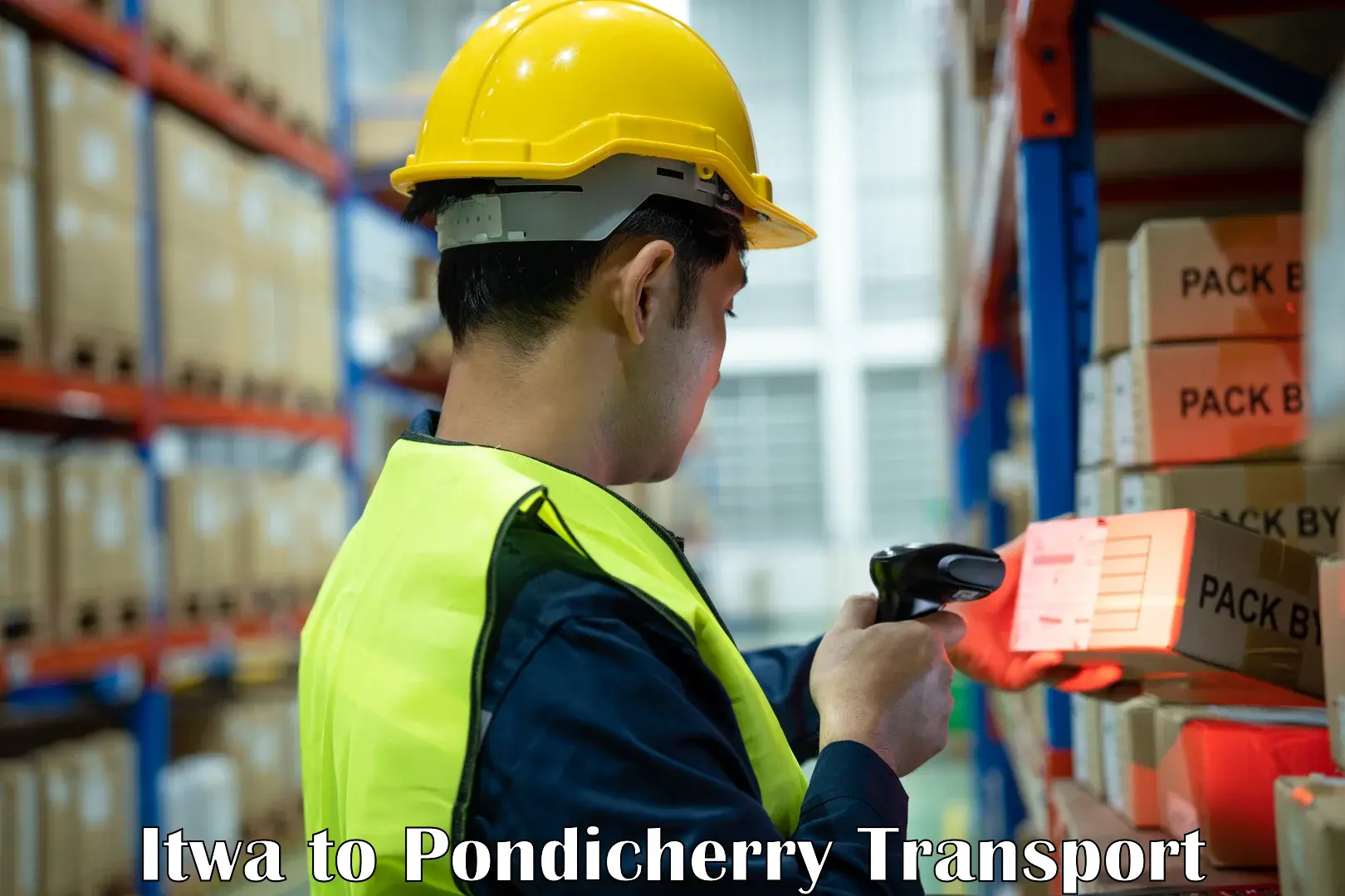 Parcel transport services Itwa to Pondicherry University