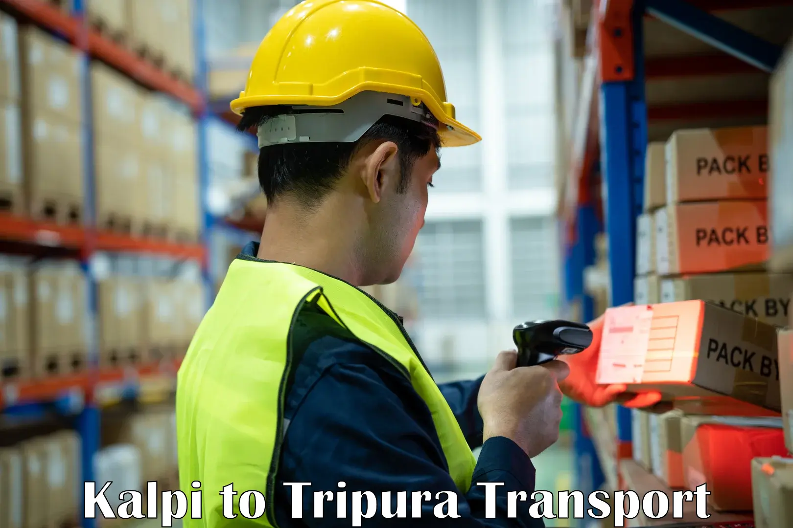 India truck logistics services Kalpi to North Tripura