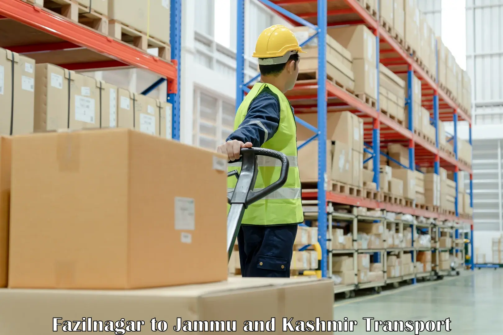 Shipping services in Fazilnagar to Jammu and Kashmir